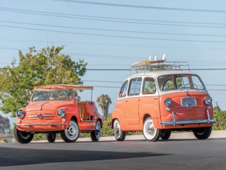 Fiat 600 Jolly del 1960 e Fiat 600 Multipla del 1958