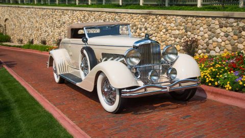 Duesenberg Model J Convertible Coupe Disappearing Top Roadster – 1933